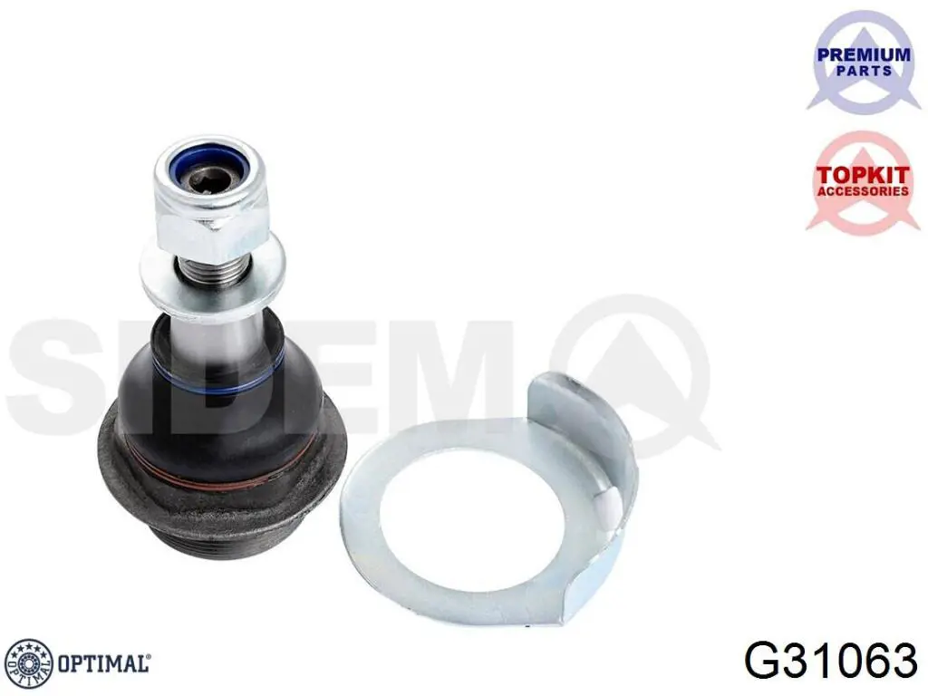 Кульова опора, нижня, ліва G31063 Optimal