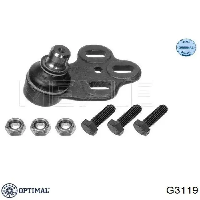 G3119 Optimal Кульова опора, нижня, ліва