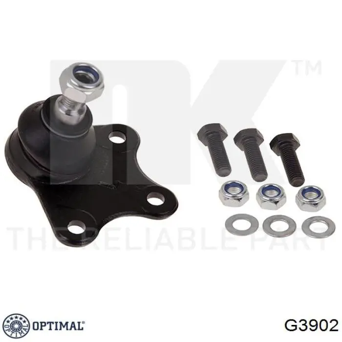 Кульова опора, нижня, ліва G3902 Optimal