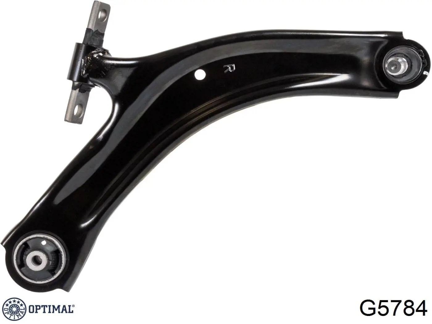 Важіль передньої підвіски нижній, правий G5784 Optimal