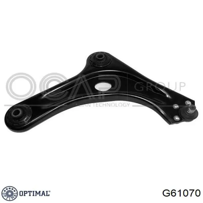 Важіль передньої підвіски нижній, правий G61070 Optimal
