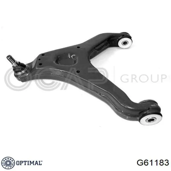 Важіль передньої підвіски нижній, правий G61183 Optimal