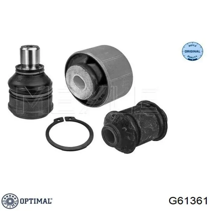 Важіль передньої підвіски нижній, лівий G61361 Optimal