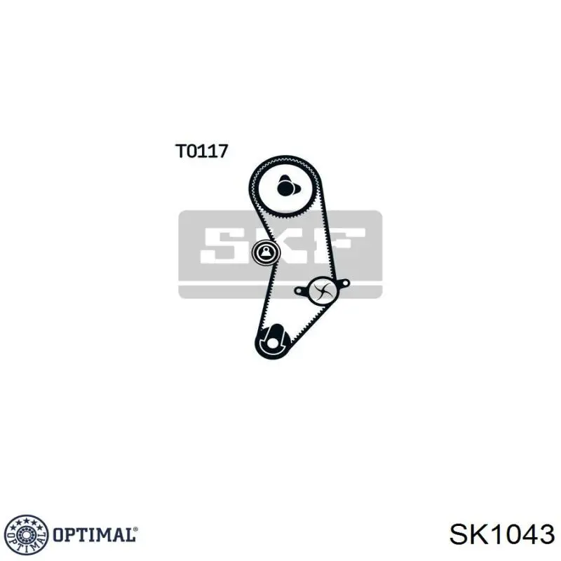 Комплект ГРМ SK1043 Optimal