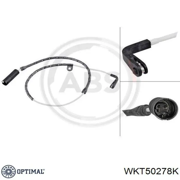 Купити WKT50278K Optimal Датчик зносу гальмівних колодок