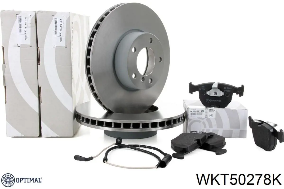 Датчик зносу гальмівних колодок, передній WKT50278K Optimal