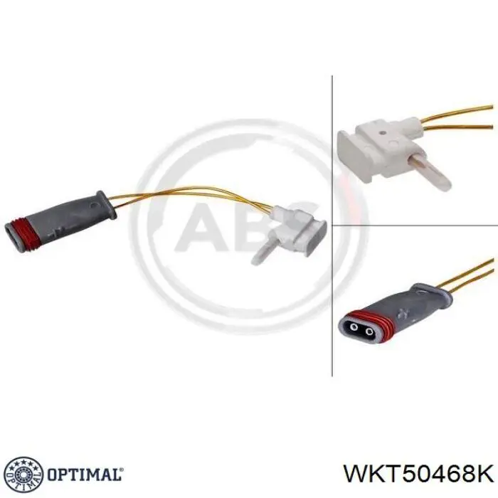 Датчик зносу гальмівних колодок, передній лівий WKT50468K Optimal