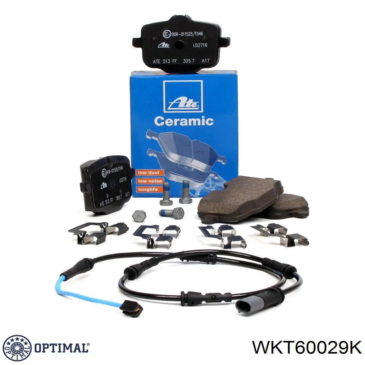 Купити WKT60029K Optimal Датчик зносу гальмівних колодок, задній