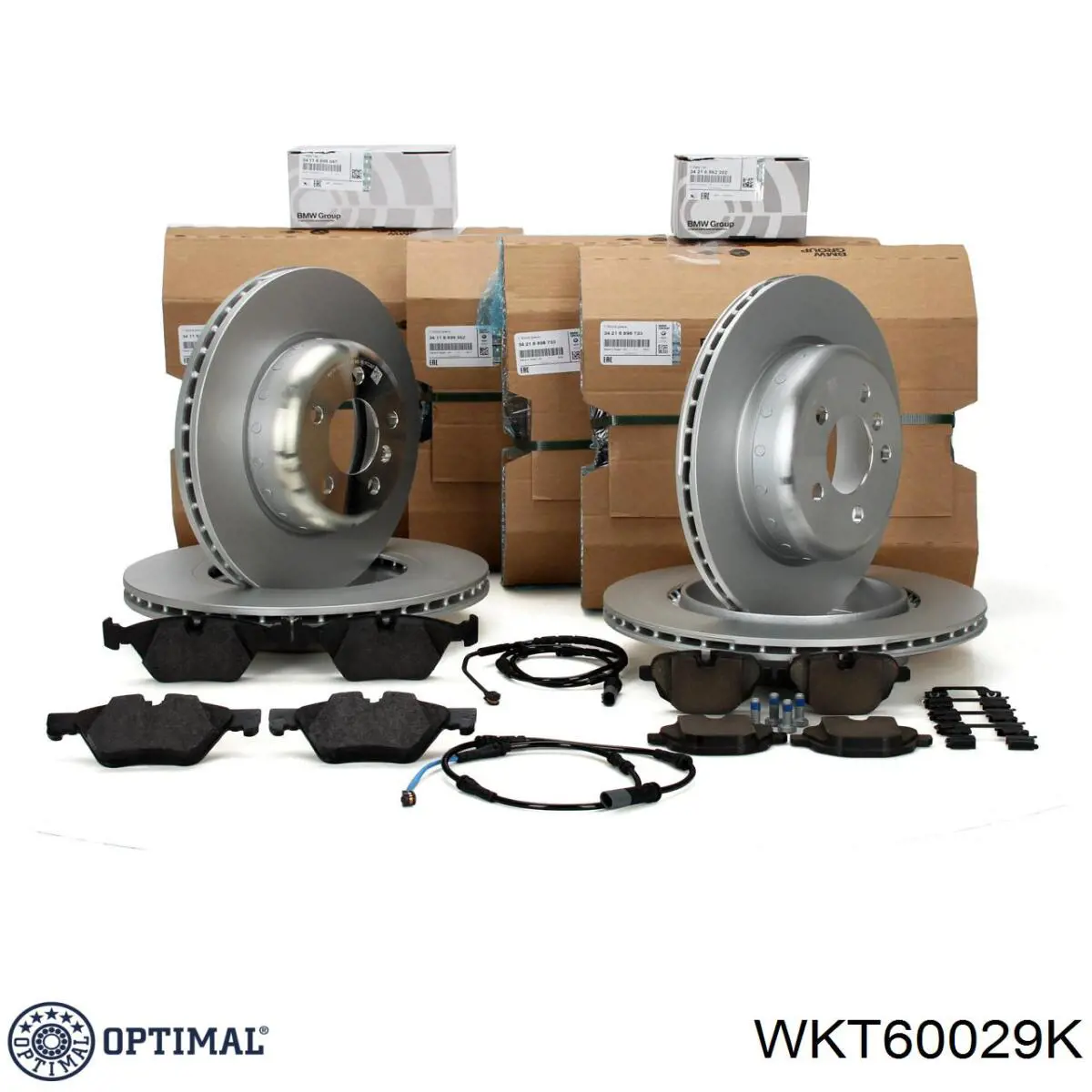 Датчик зносу гальмівних колодок, задній WKT60029K Optimal