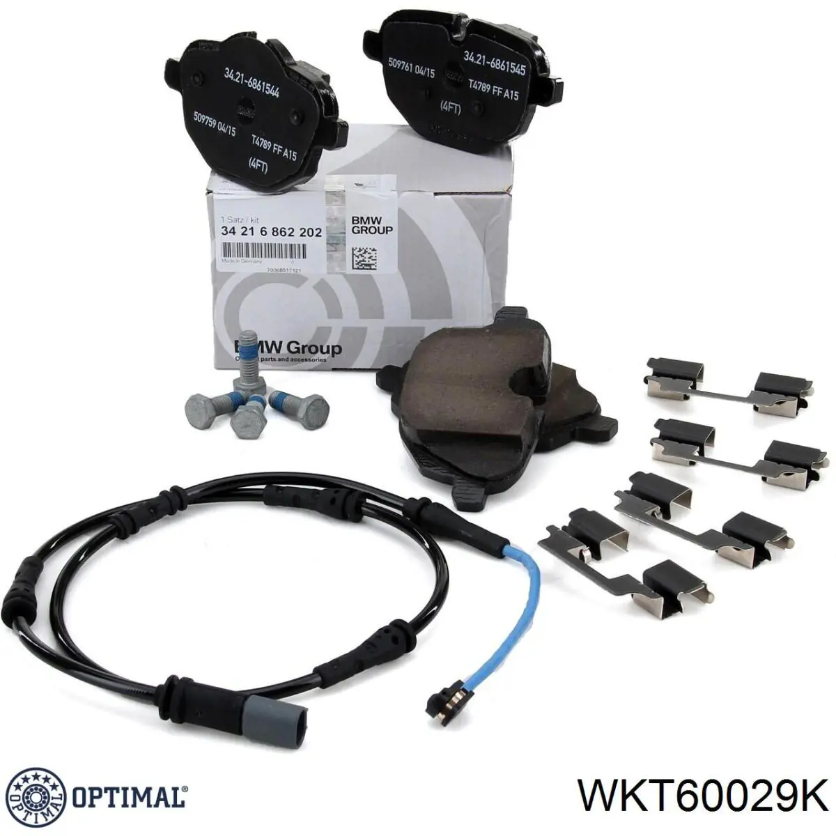 WKT60029K Optimal Датчик зносу гальмівних колодок, задній