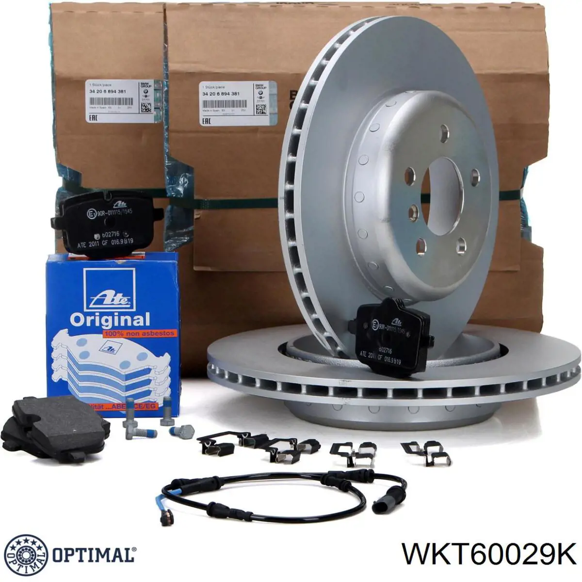 Датчик зносу гальмівних колодок, задній Optimal WKT60029K ціна, від 12.25 USD