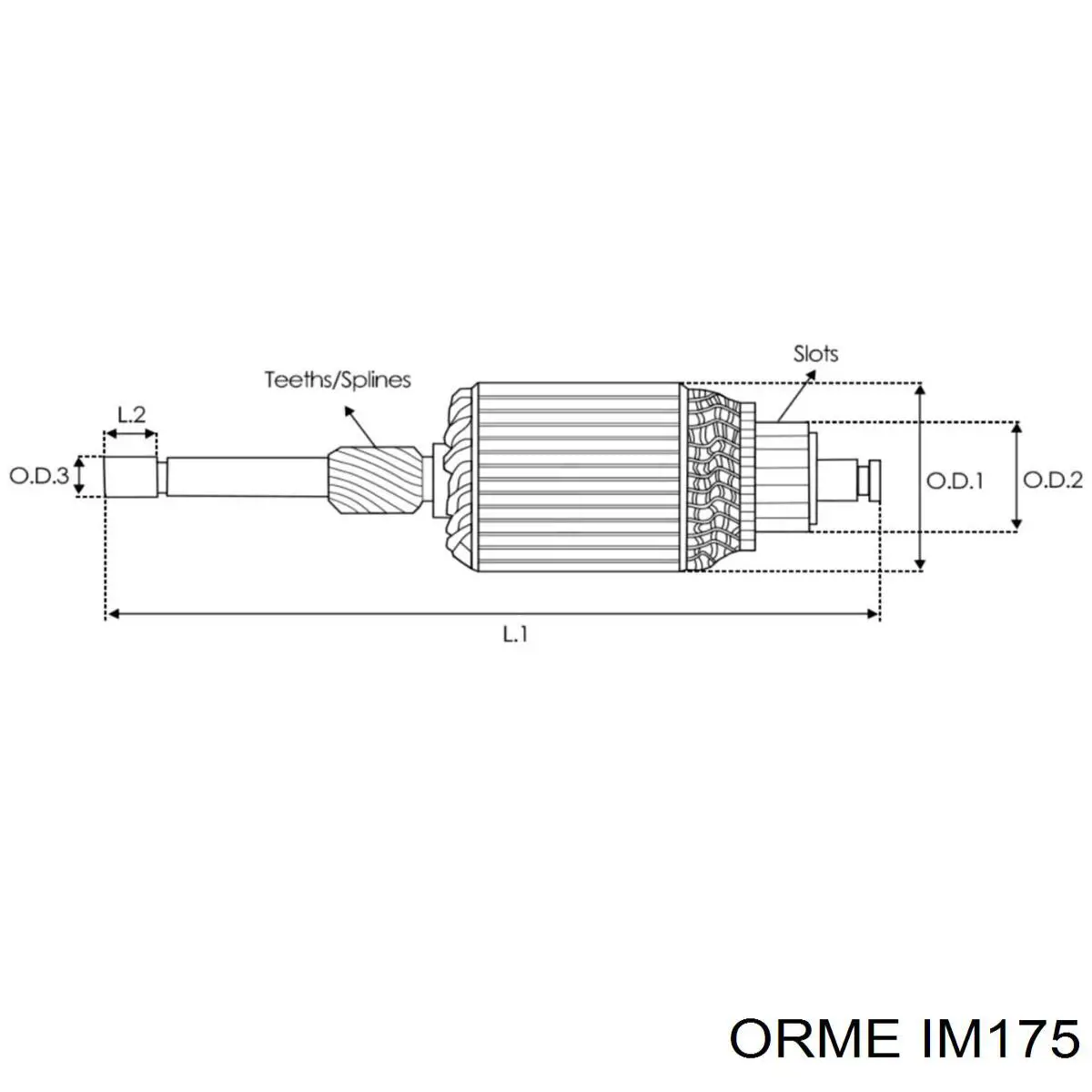 IM175 Orme якір (ротор стартера)