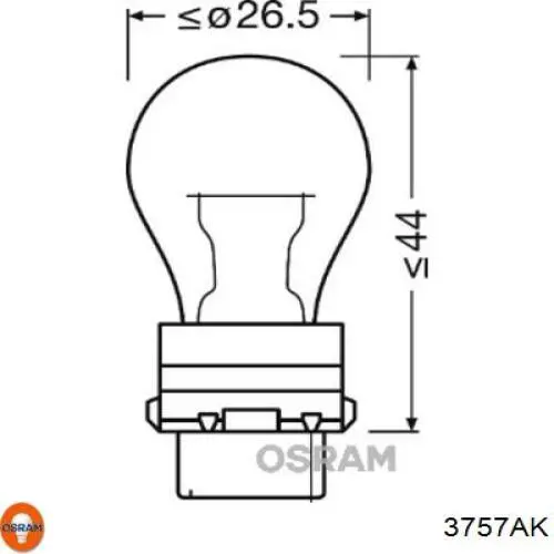 Купити 3757AK Osram Лампочки