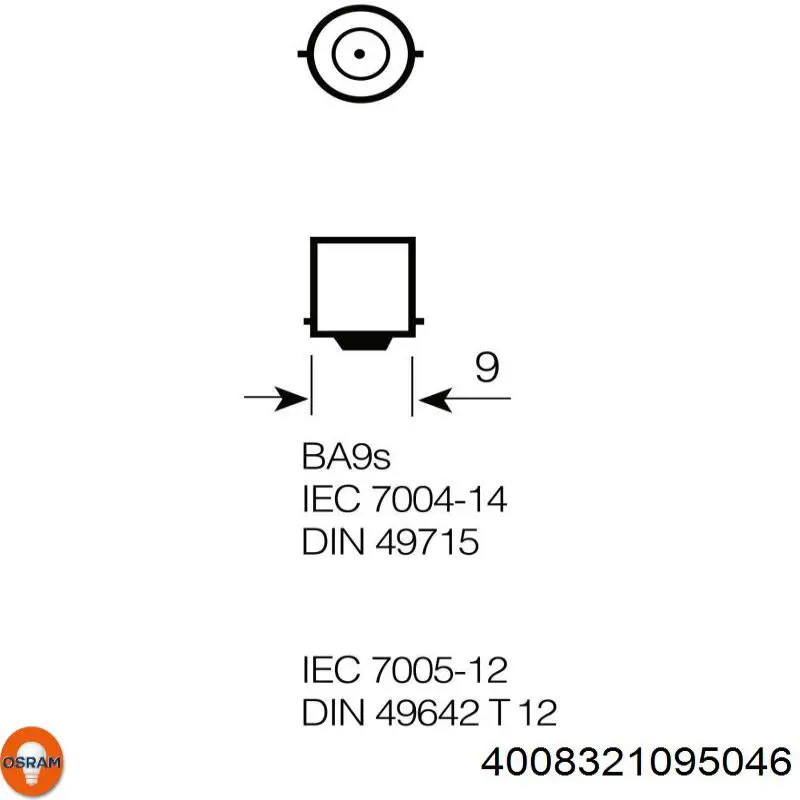 Купити 4008321095046 Osram Лампочка плафону освітлення салону/кабіни