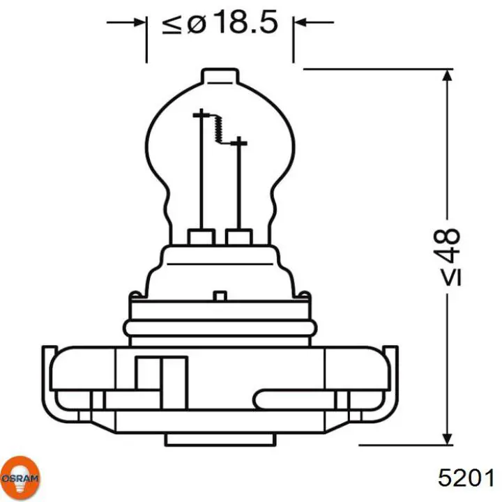 Купити 5201 Osram Лампочки