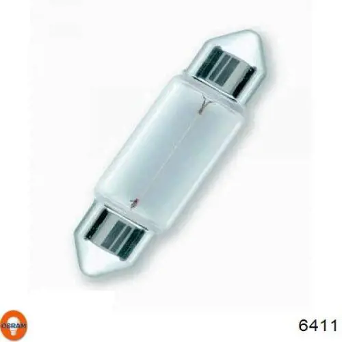 Лампочка плафону освітлення салону/кабіни 6411 Osram