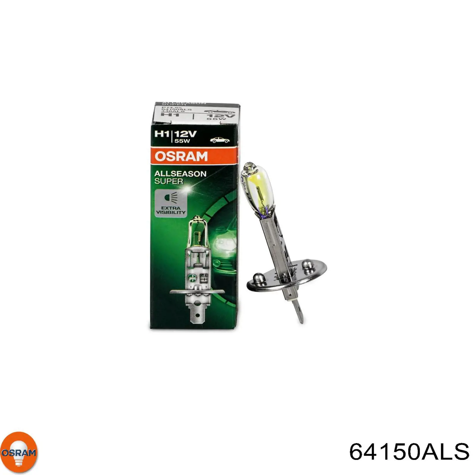 64150ALS Osram лампочка галогенна