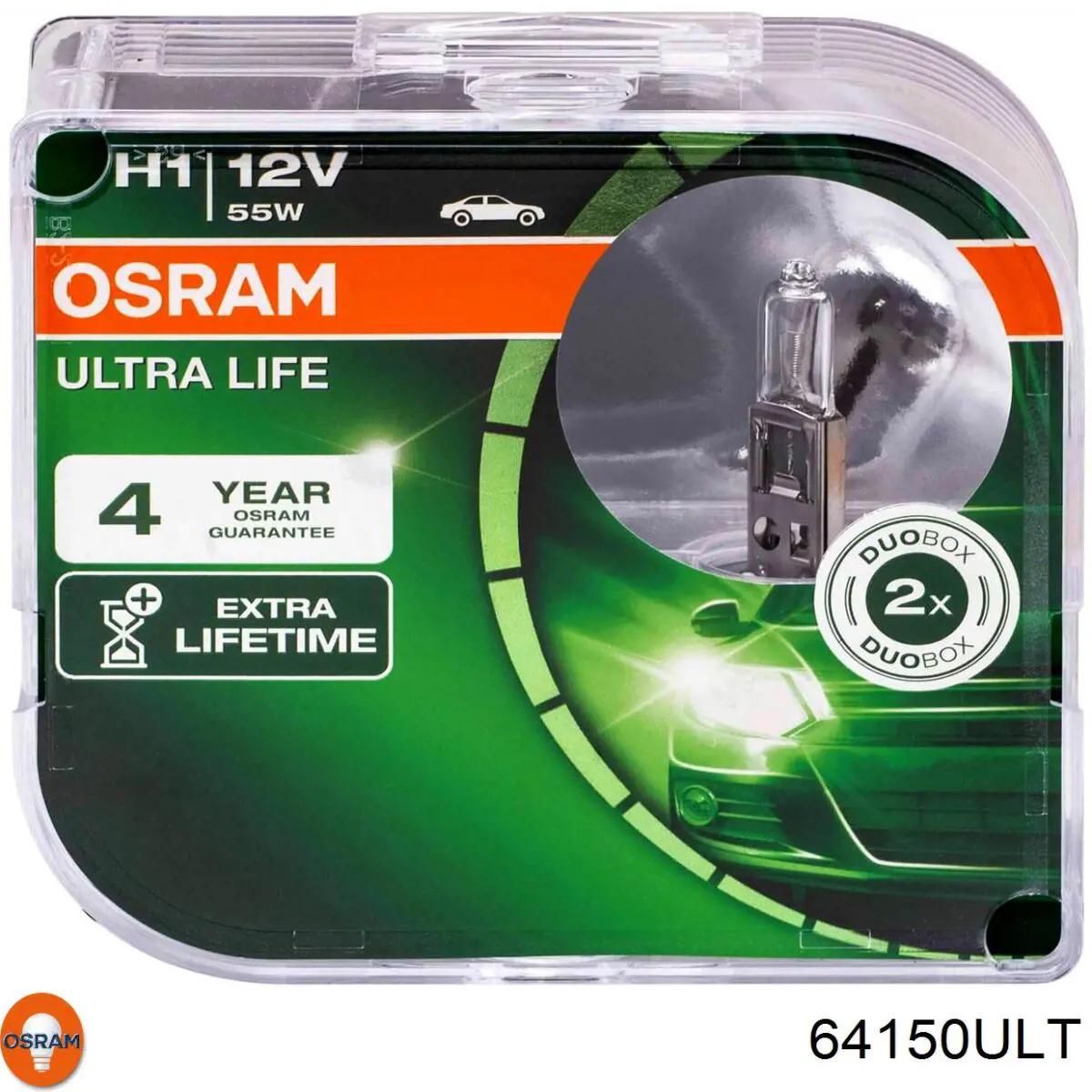 Лампочка галогенна 64150ULT Osram