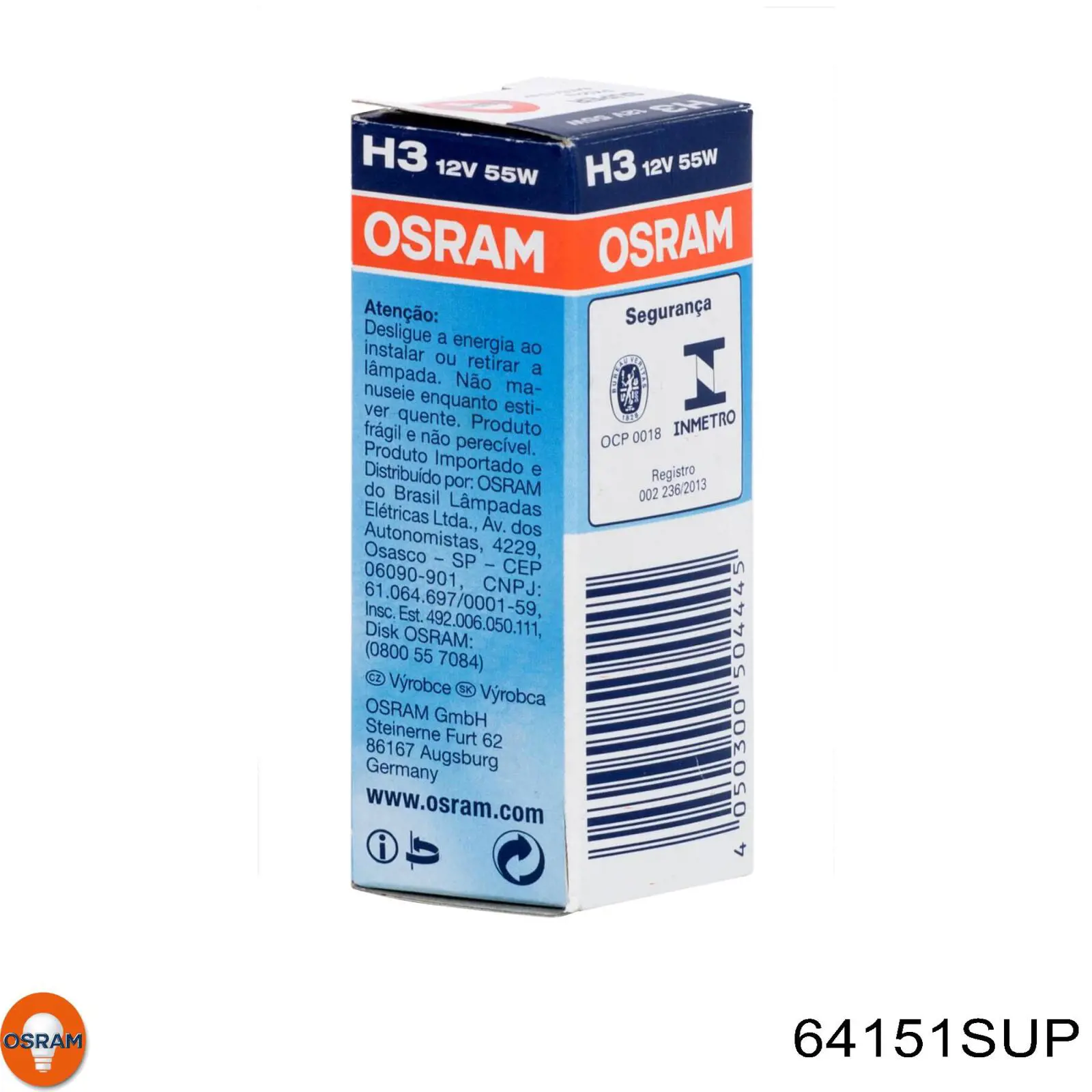 Купити 64151SUP Osram Лампочка галогенна