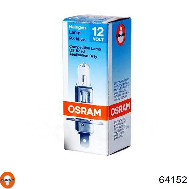 Лампочка галогенна Osram 64152 ціна, від 3.24 USD