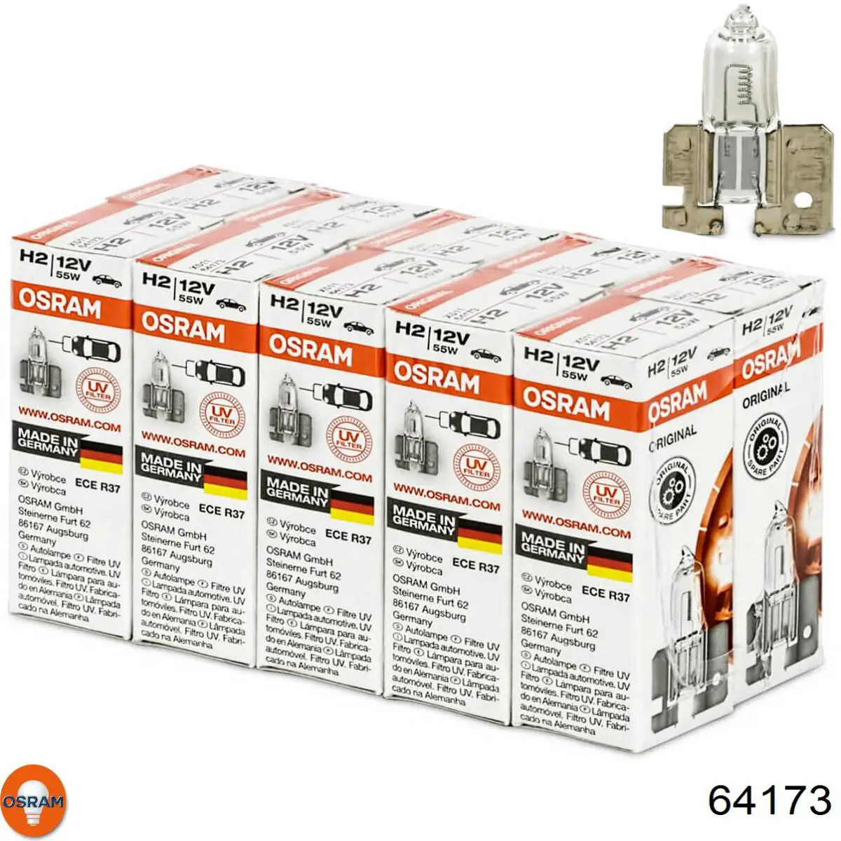 Лампочка галогенна Osram 64173