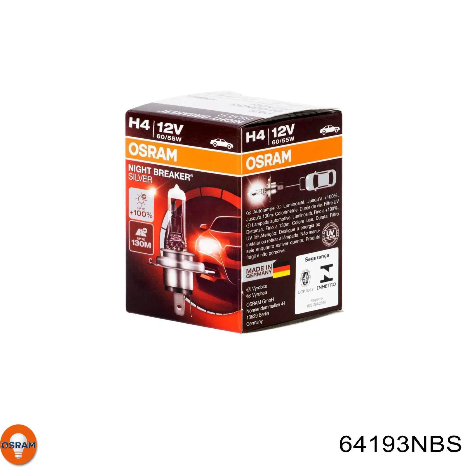 Лампочка галогенна Osram 64193NBS ціна, від 5.14 USD