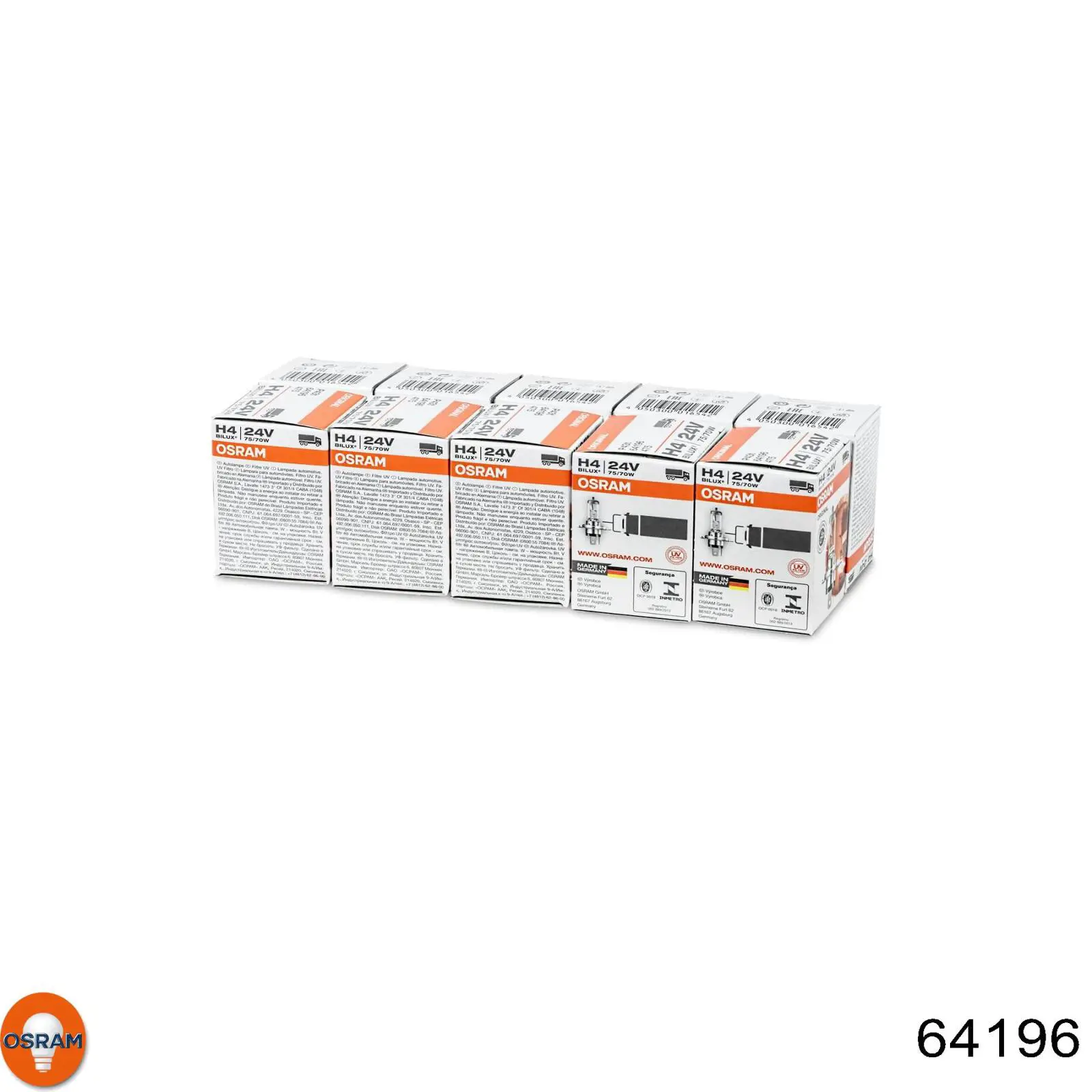 64196 Osram Лампочка галогенна