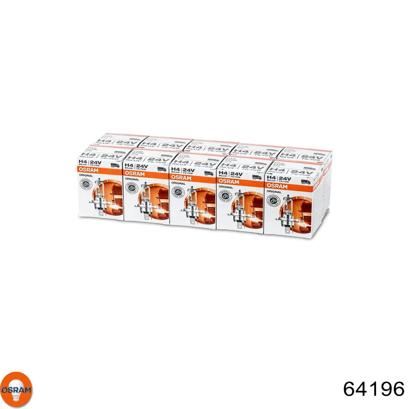 Лампочка галогенна Osram 64196 ціна, від 3.47 USD