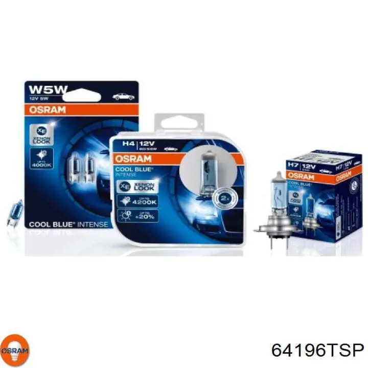 Лампочка галогенна Osram 64196TSP ціна, від 3.10 USD