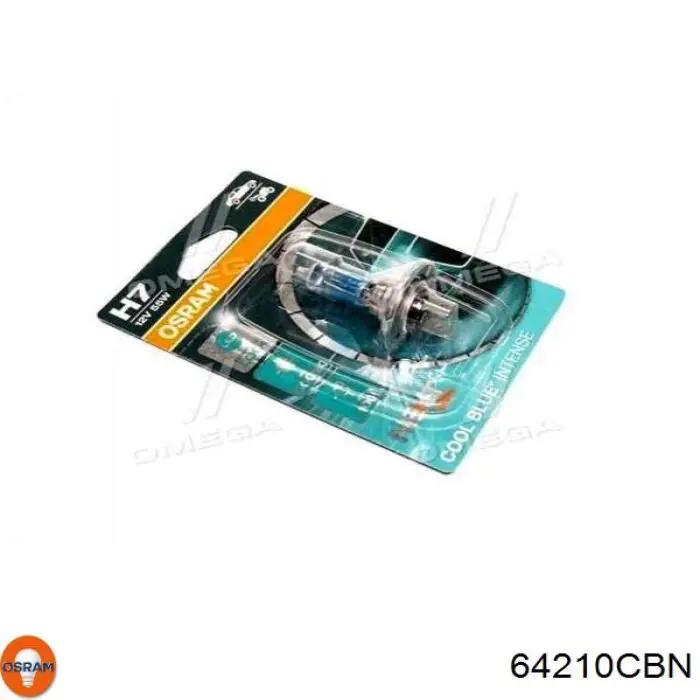 Диск гальмівний передній Osram 64210CBN