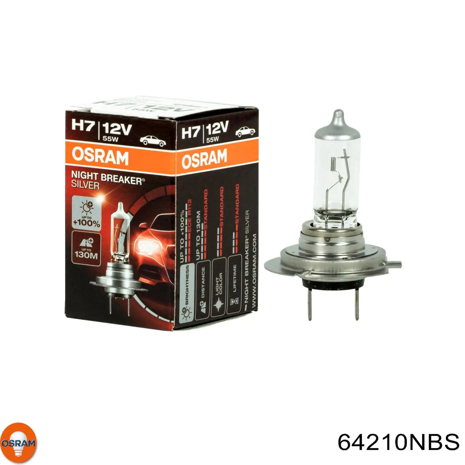 Лампочка галогенна 64210NBS Osram