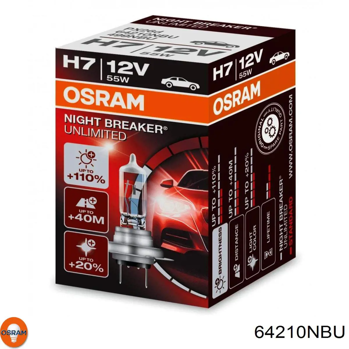 Лампочка галогенна 64210NBU Osram