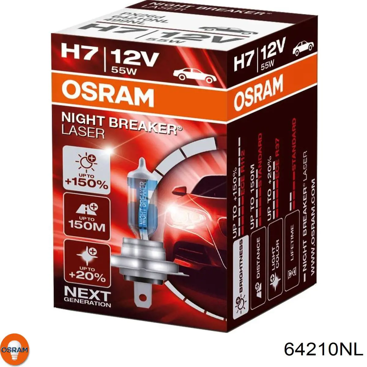 Лампочка галогенна 64210NL Osram