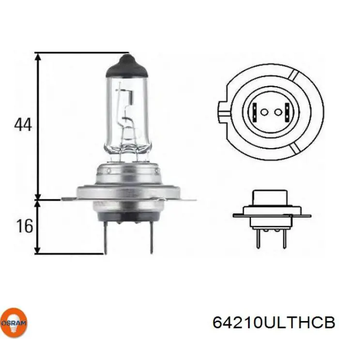 64210ULTHCB Osram Лампочка галогенна