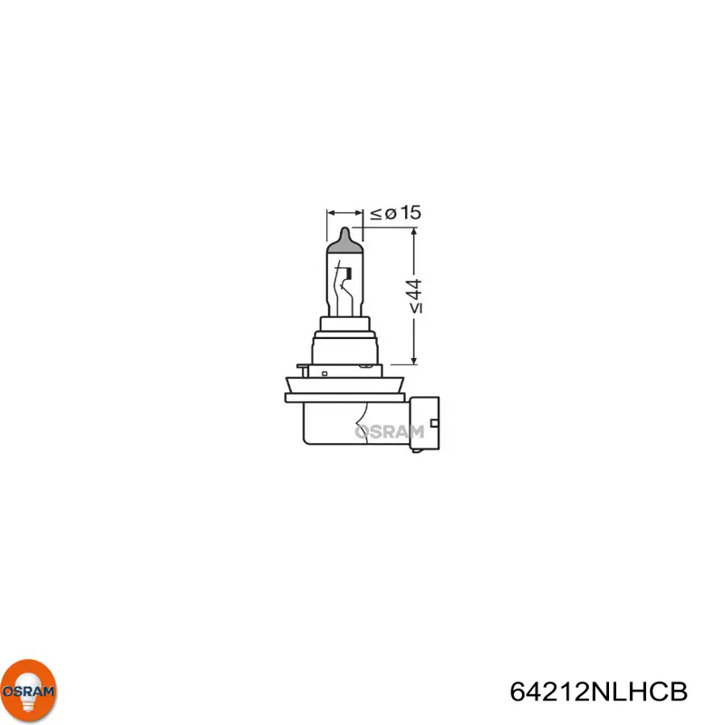 Лампочка галогенна Osram 64212NLHCB