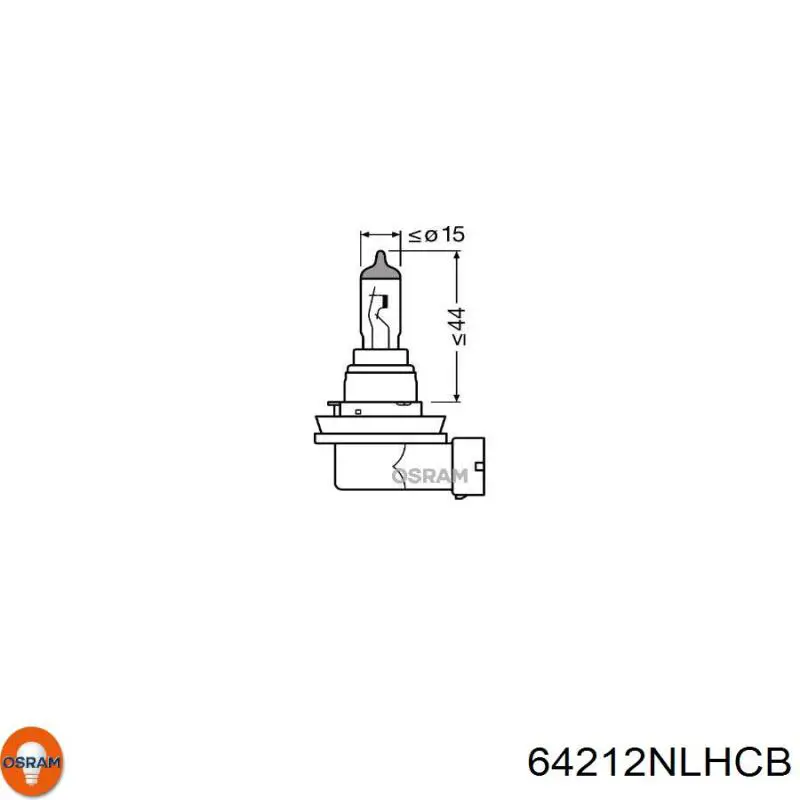 Купити 64212NLHCB Osram Лампочка галогенна