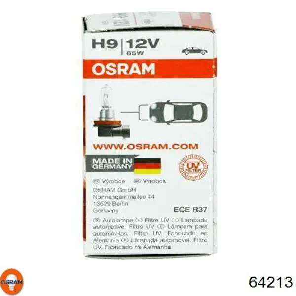 Лампочка галогенна 64213 Osram