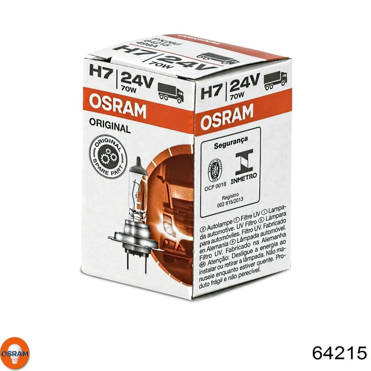 Лампочка галогенна 64215 Osram