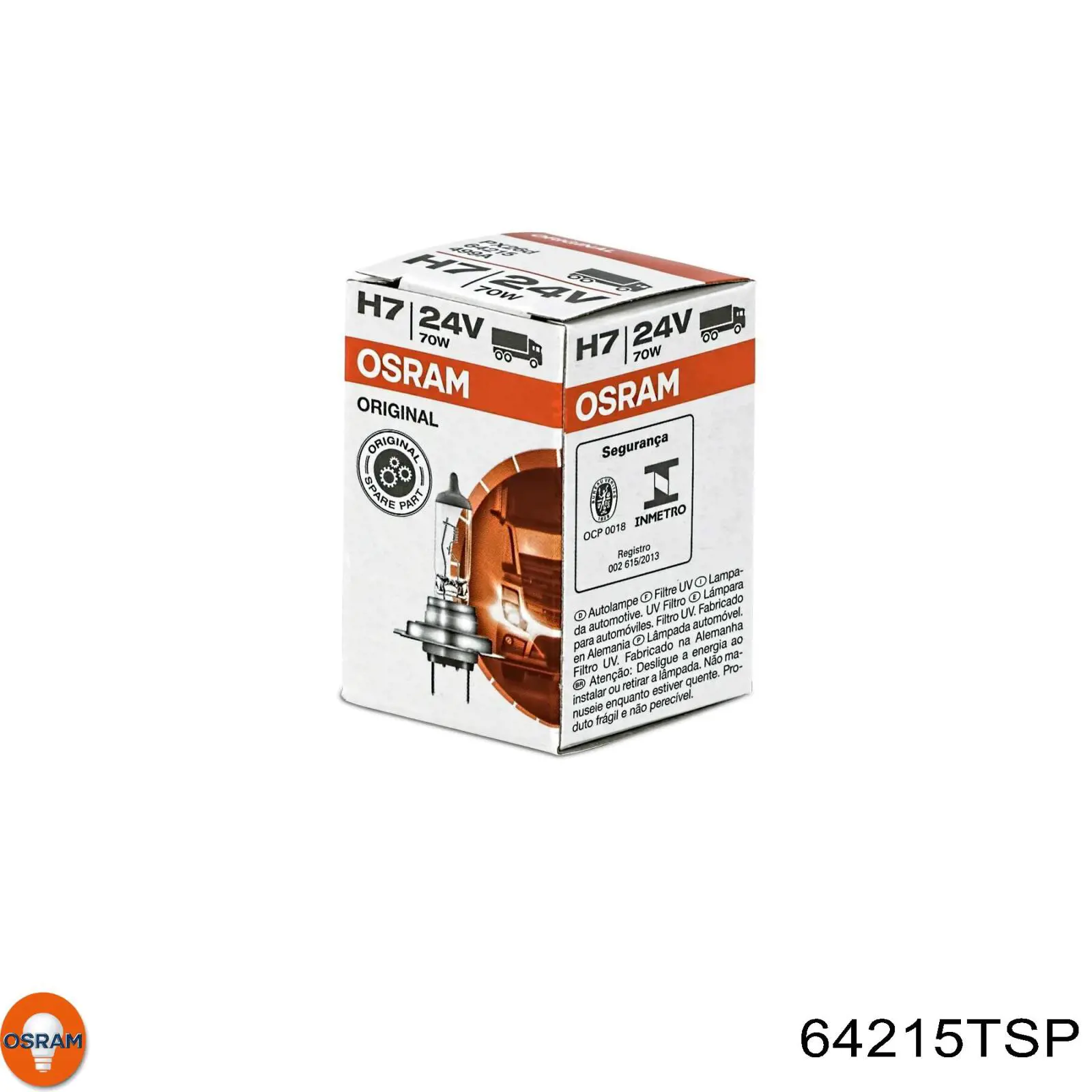 Лампочка галогенна 64215TSP Osram