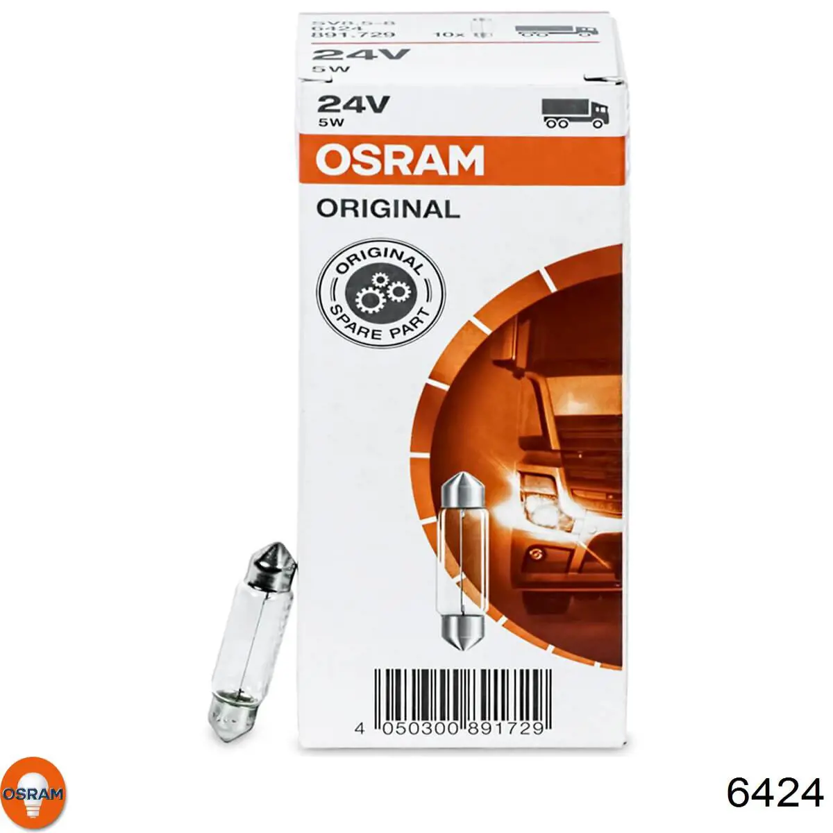 Лампи Osram 6424 ціна, від 0.39 USD