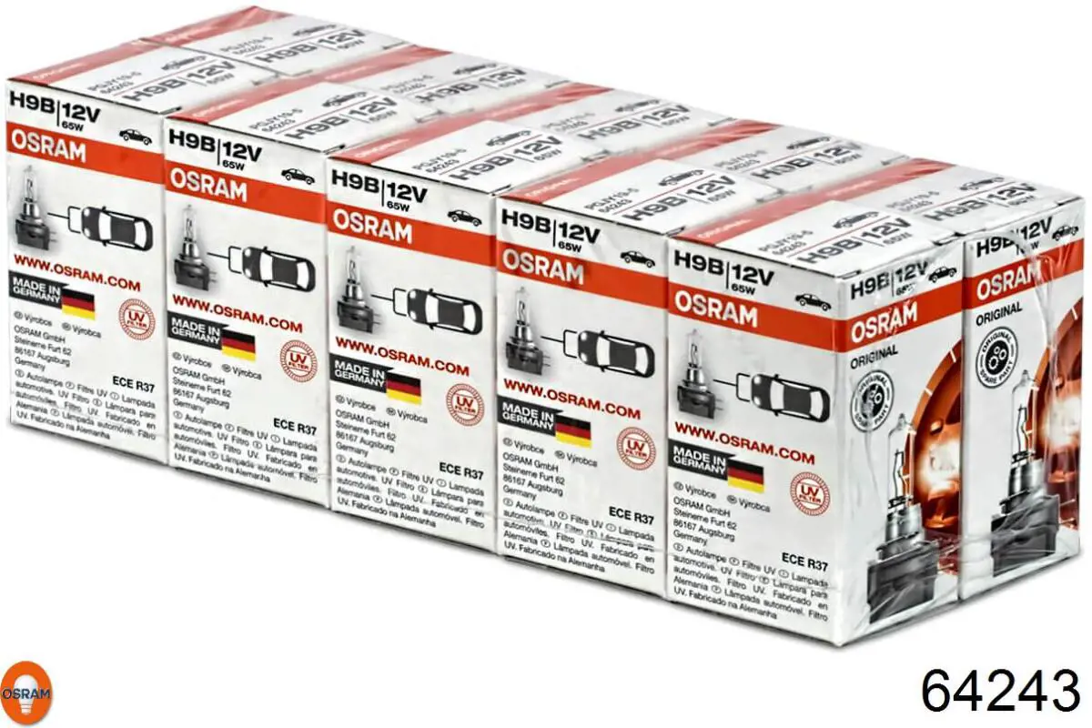 Лампочка галогенна Osram 64243 ціна, від 18.83 USD