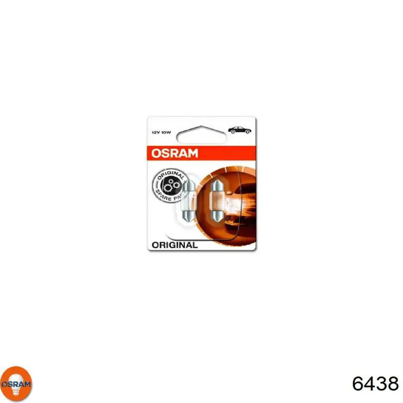 Купити 6438 Osram Лампочка плафону освітлення салону/кабіни