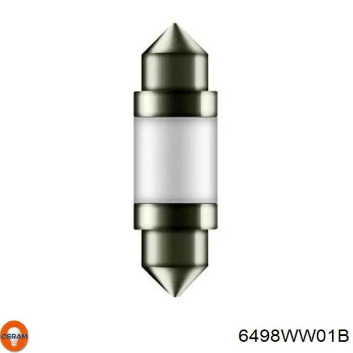 Лампочка плафону освітлення салону/кабіни Osram 6498WW01B ціна, від 9.00 USD