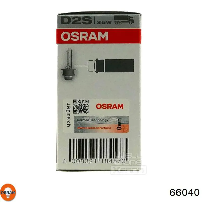 66040 Osram Лампочка ксеноновая