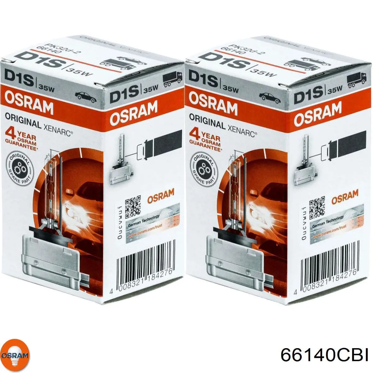 Лампочка ксеноновая 66140CBI Osram