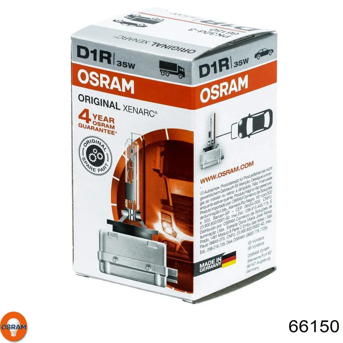 Ксенон Osram 66150 ціна, від 51.41 USD