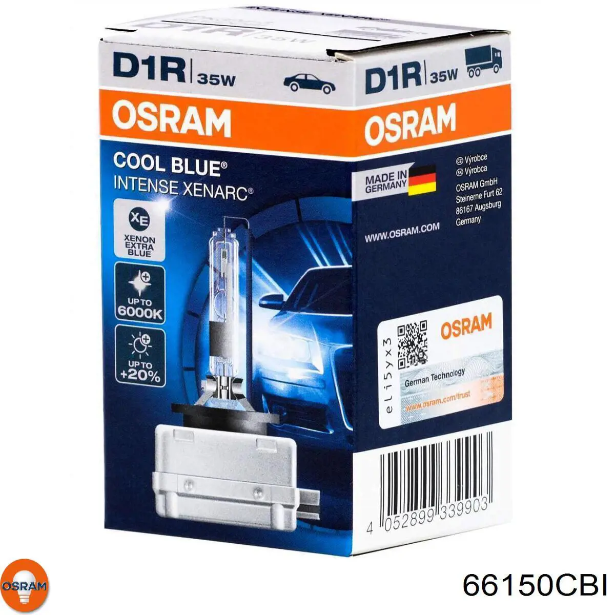 Купити 66150CBI Osram Лампочка ксеноновая