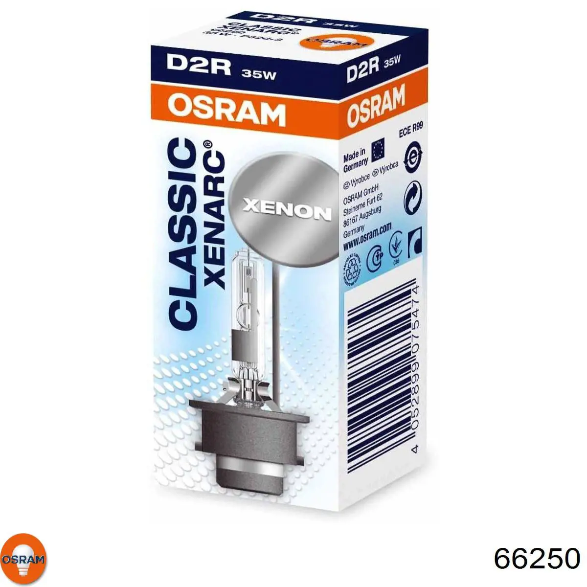 66250 Osram Лампочка ксеноновая