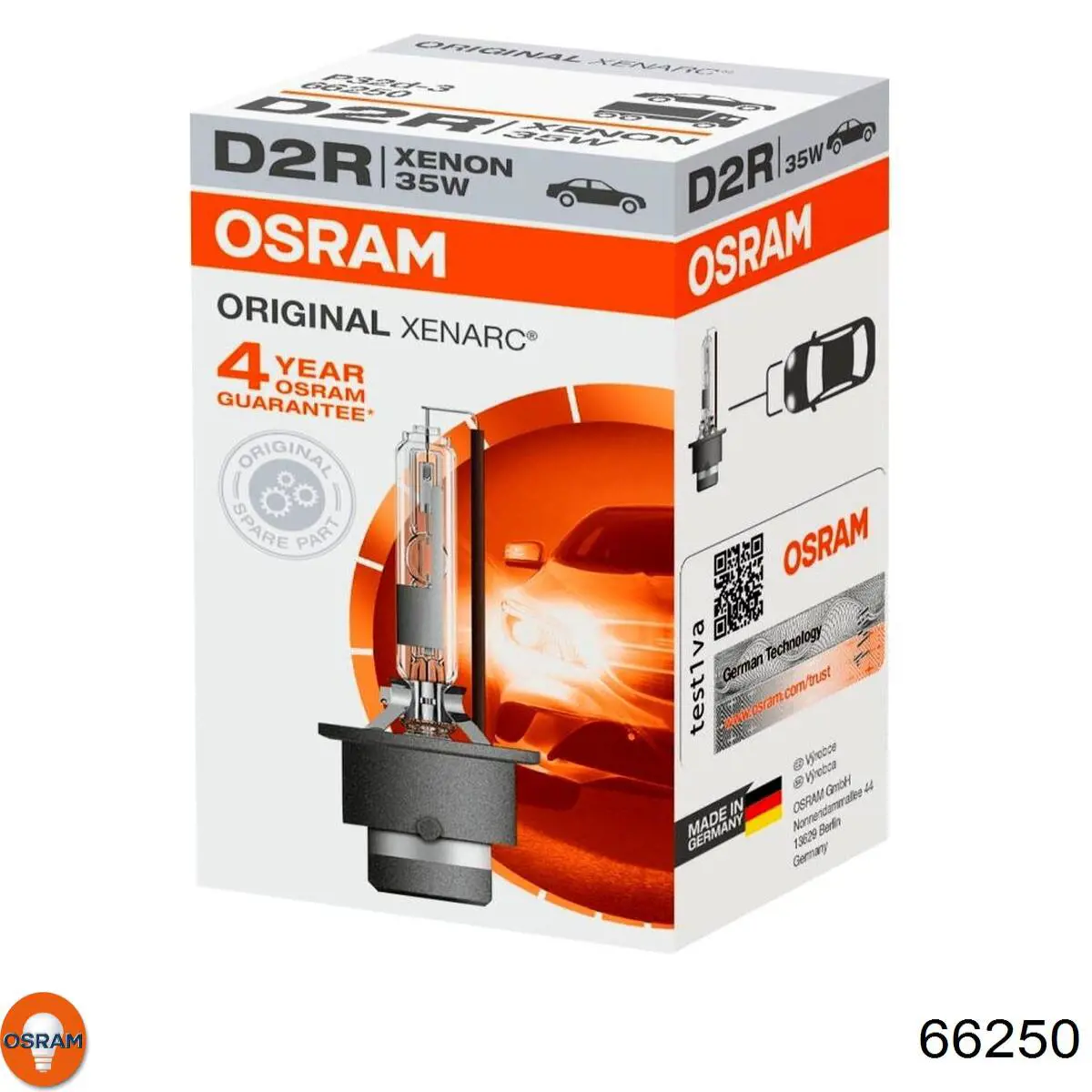Купити 66250 Osram Лампочка ксеноновая
