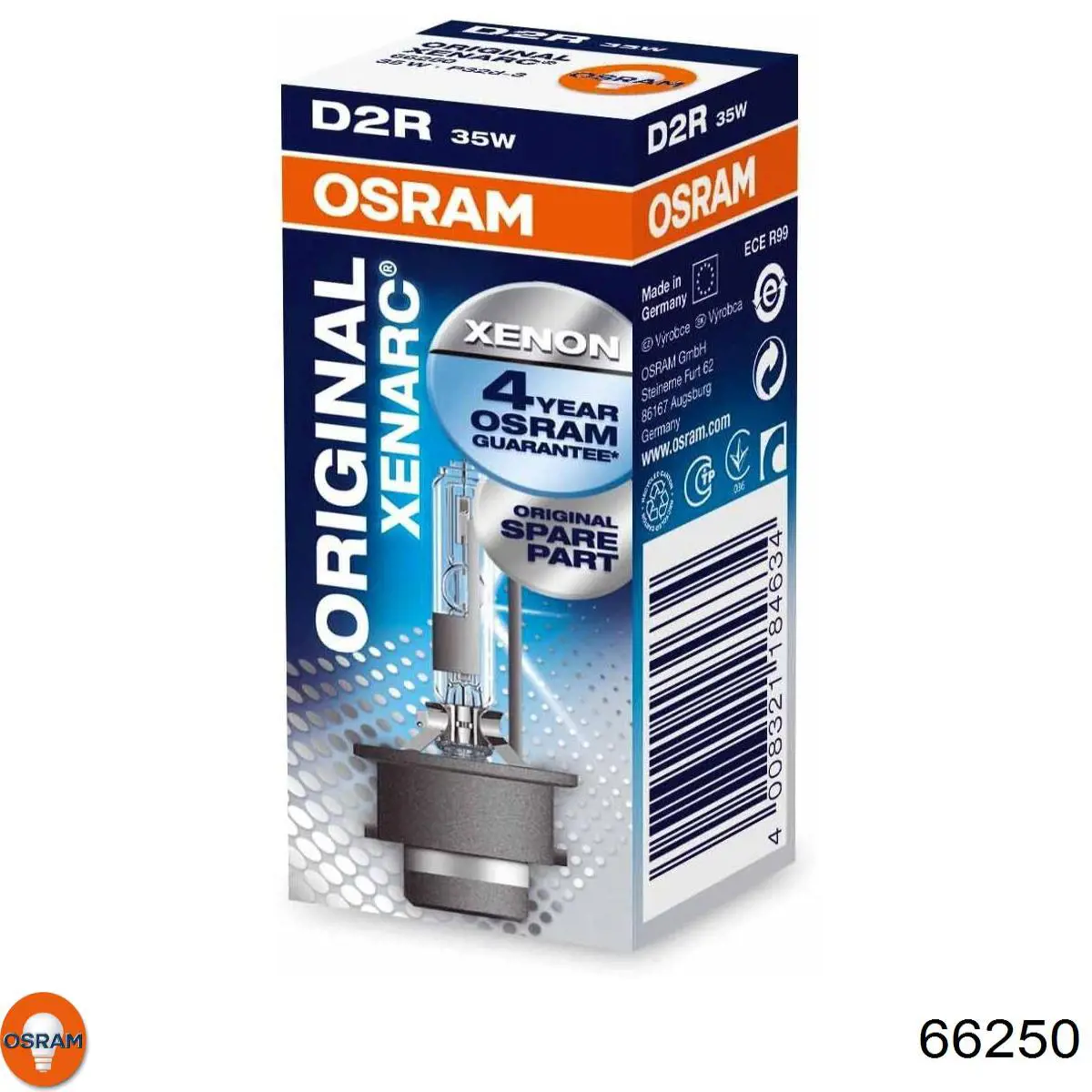 Купити 66250 Osram Лампочка ксеноновая